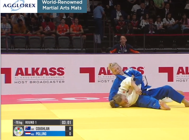 Nederlandse judoka's in actie